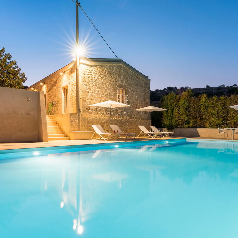 Casa Masseria - Scicli, Sicilia: Autumn, Balcony / Terrace / Patio, Building Exterior, Outdoor, Pool, Spring, Summer