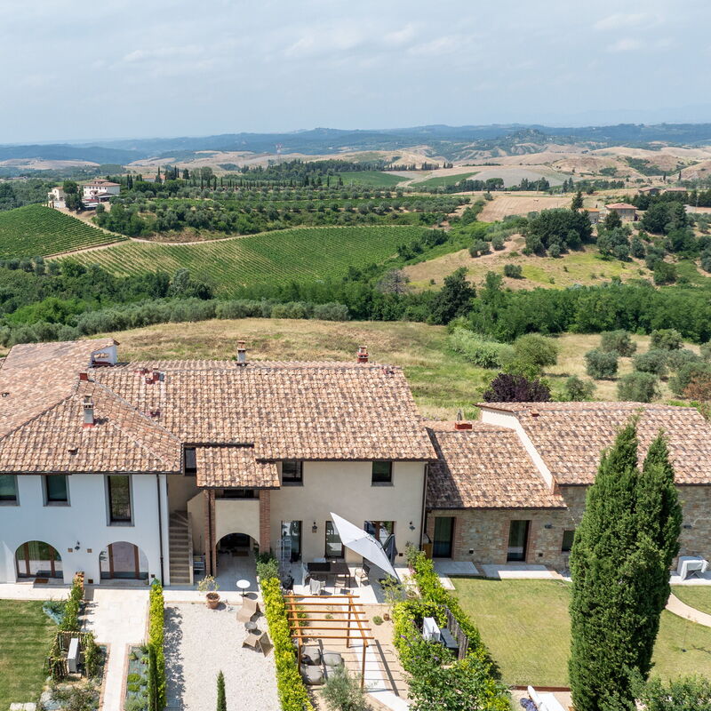 Correggiolo Spereto Apartment With Pool, Montaione: Autumn, Main Entrance, Spring, Summer